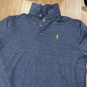 Jack Nicklaus Men’s Long Sleeve Polo size small in Heather Navy